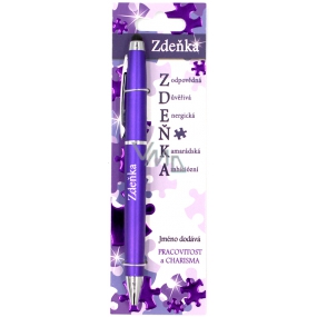 Nekupto Stylus Ballpoint pen with the name Zdeněk