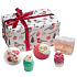 Bomb Cosmetics Christmas Robin ballistic 2 x 160 g + butter block 2x50 g + soap 100 g, cosmetic set