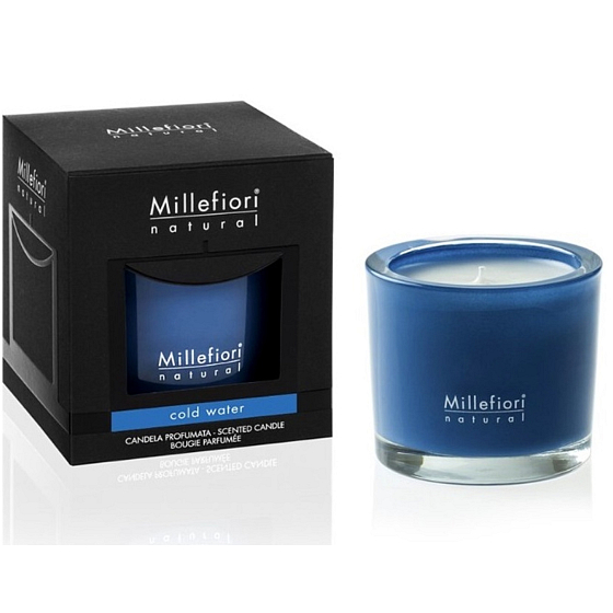 Millefiori Milano Natural Cold Water - Cold water Scented candle burns for up to 60 hours 180 g