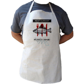 Bohemia Gifts Kitchen Apron with Print Petrův zdar, length 75 cm