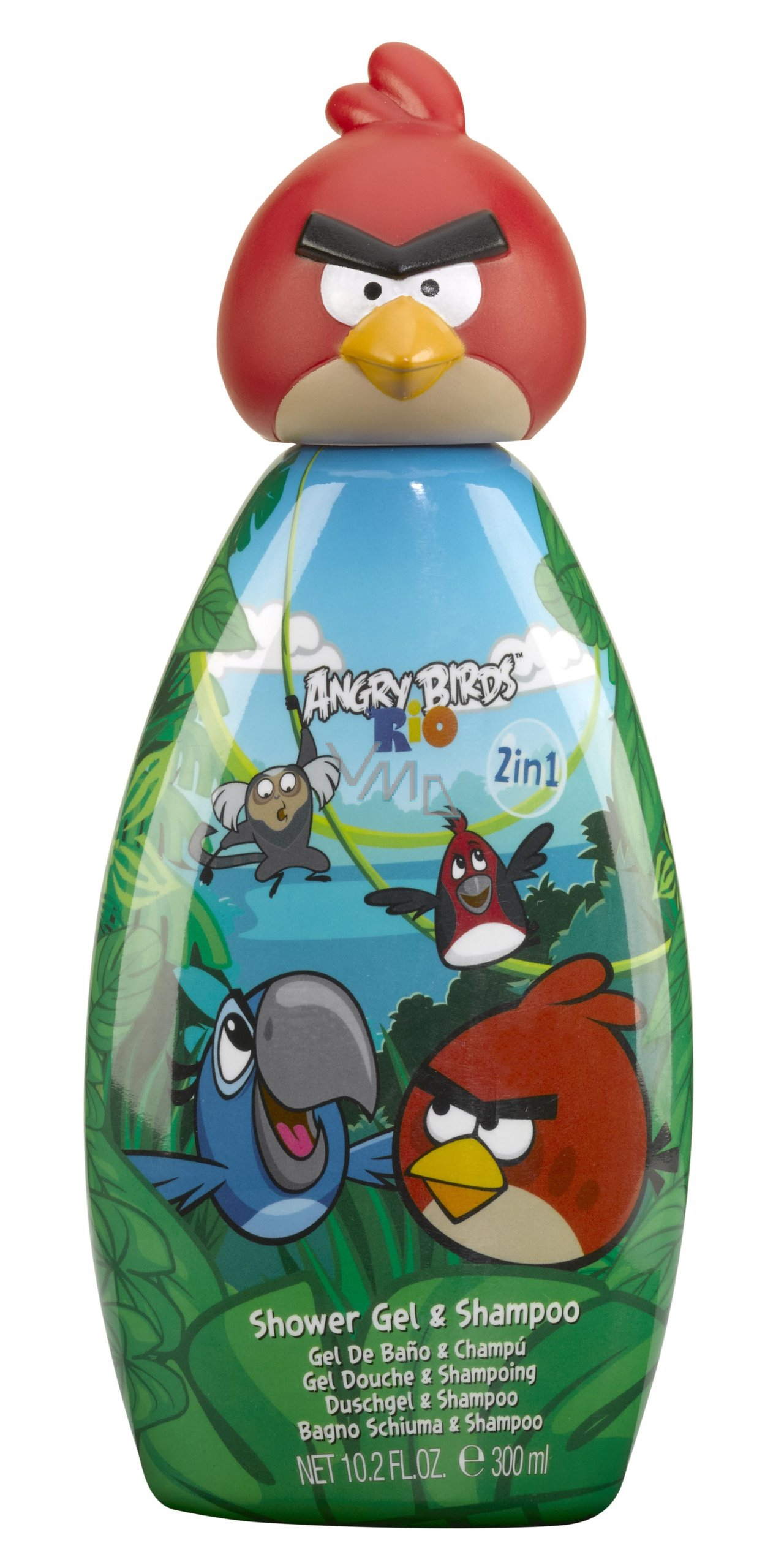 Angry Birds Red Bird Rio baby shower gel and shampoo 300 ml VMD
