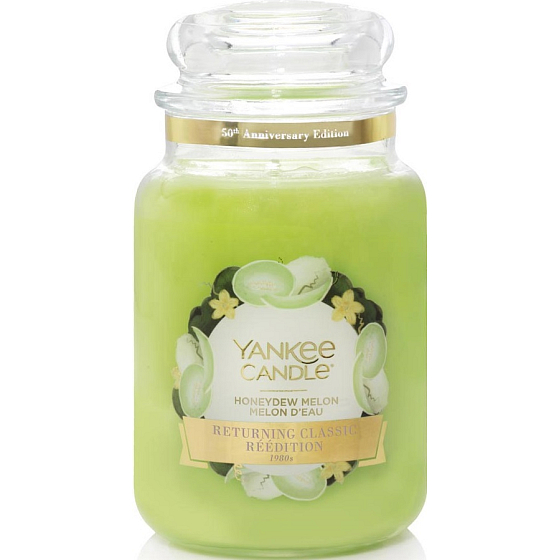 Yankee Candle Honeydew Melon Returning Classic large glass 623 g