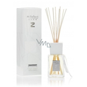 Millefiori Milano Zona Legni & Spezie - Wood and Spices Diffuser 500 ml + 10 stalks in the length of 35 cm for large spaces lasts min. 6 months