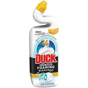 Duck Extra Power Citrus foaming whitening gel Toilet cleaning and disinfecting agent 750 ml