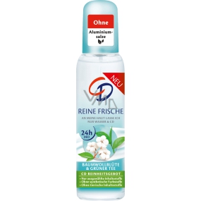 CD Reine Frische - Freshness body deodorant antiperspirant in glass for women, without aluminum salts and parabens 75 ml
