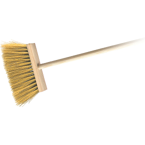 Spokar Hammered Broom with Handle, synthetic fibers (PVC), handle 120 cm, width 50 cm
