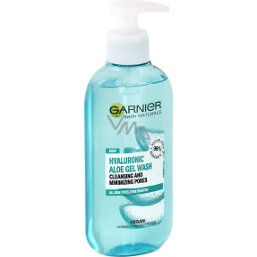 Garnier Skin Naturals Hyaluronic Aloe Cleansing Gel for All Skin Types 200 ml Dispenser