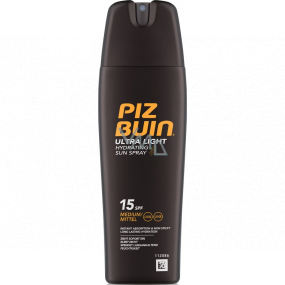 Piz Buin Ultra Light SPF15 ultra light moisturizing fluid for tanning 200 ml spray