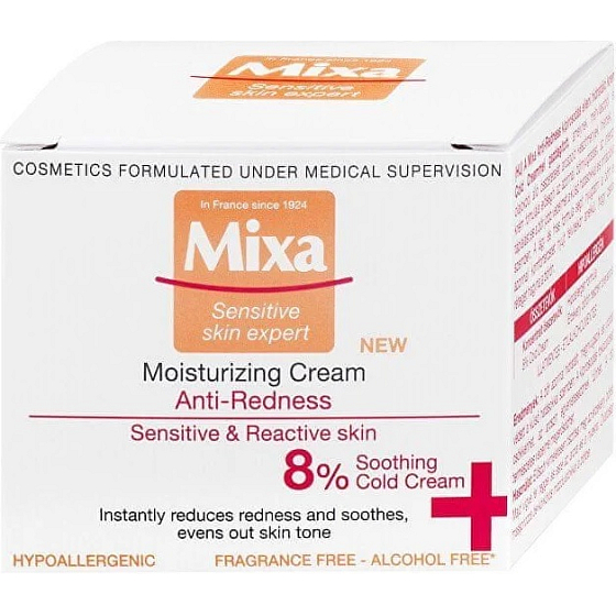 Mixa Anti-Redness Daily Moisturizing Cream for Redness-Prone Skin 50 ml