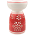 Aromalampa ceramic red with flake 16 cm