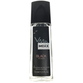 Mexx Black Woman perfumed deodorant glass for women 75 ml