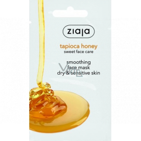 Ziaja Tapioca Honey Smoothing Face Mask with Tapioca Honey for Dry and Sensitive Skin 7 ml
