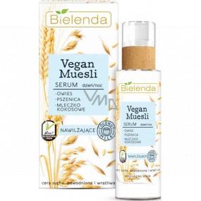 Bielenda Vegan Muesli Wheat + Oats + Coconut Milk Moisturizing Face Serum Day / Night 30 ml