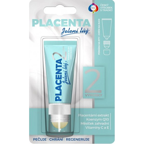 Regina Placenta 2-in-1 Deer Tallow for Lips and Hands Tube 20 ml