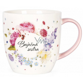 Albi Flowering mug Wonderful sister 380 ml