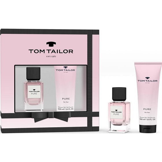 Tom Tailor Pure for Her eau de toilette for women 30 ml + shower gel 100 ml, gift set for women