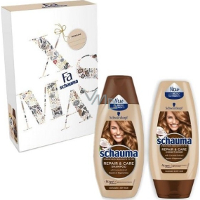 Schauma Repair & Care hair conditioner 200 ml + hair shampoo 250 ml, cosmetic set for women