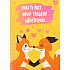 Albi Playing envelope card From Love Two foxes I love you Lucie White 14,8 x 21 cm