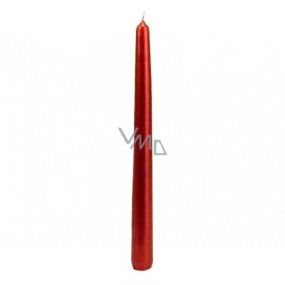 Emocio Metal red conical candle 22 x 240 mm