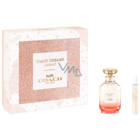 Coach Dreams Sunset eau de parfum for women 60 ml + eau de parfum for women 7,5 ml, gift set for women