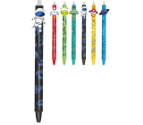 Colorino rubberized pen Space Life black, blue refill 0,5 mm