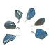 Dumortierite Troml pendant natural stone M, approx. 2,5 cm, youth in the heart