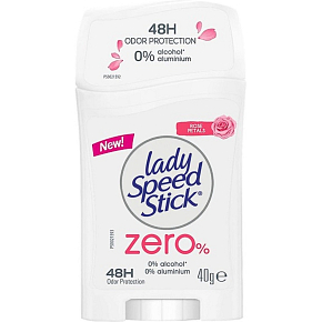 Lady Speed Stick Zero Rose Petals solid deodorant, 40 g