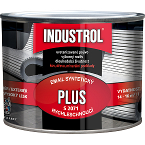 INDUSTROL Plus top coat for metal and wood S2071, 1000 white, 375 ml