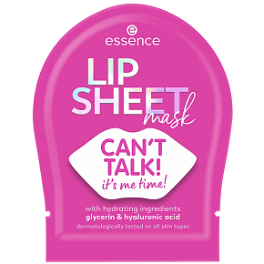 Essence Sheet Mask for Lips 01 CAN'T TALK! it's me time!, 1 piece