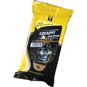 Coyote Cockpit Vanilla cleaning wipes 30 pieces