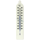 Schneider Thermometer Plastik II interior, plastic, white, 240 x 48 mm