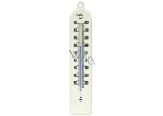 Schneider Thermometer Plastik II interior, plastic, white, 240 x 48 mm