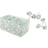 Crystal ornaments for hanging 5 cm, 16 pieces