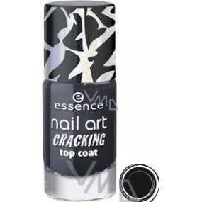 Essence Nail Art Cracking topcoat with cracked varnish effect 01 Black 8 ml