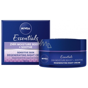 Nivea Essentials Soothing Night Cream For Sensitive Skin 50 ml