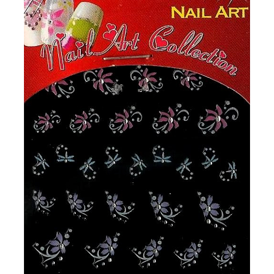Absolute Cosmetics Nail Art self-adhesive 3D nail stickers GS22 1 sheet