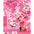 Nekupto Gift paper bag 14 x 11 x 6.5 cm Pink roses 1 piece 804 30 BS