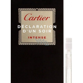 Cartier Declaration d Un Soir Intense eau de toilette for men 1.5 ml with spray, vial