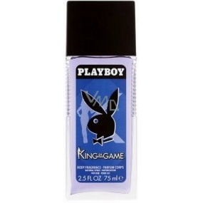 Playboy King of The Game perfumed deodorant glass for men 75 ml