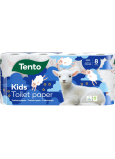 This Kids toilet paper white with sheep print 150 sheets 3-ply 8 pieces
