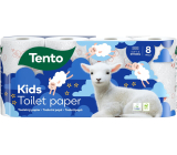 This Kids toilet paper white with sheep print 150 sheets 3-ply 8 pieces