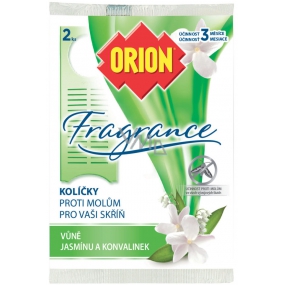 Orion Fragrance Jasmine & Lily of the valley pegs against moths 2 pieces