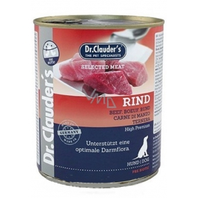Dr. Clauders Beef complete super premium food for adult dogs contains probiotics - substances for good digestion 800 g