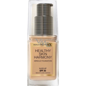Max Factor Harmony Miracle Foundation Makeup 47 Nude 30 ml