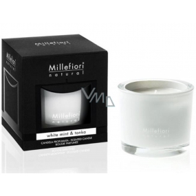 Millefiori Milano Natural White Mint & Tonka - White mint and Tonka beans Scented candle burns for up to 60 hours 180 g