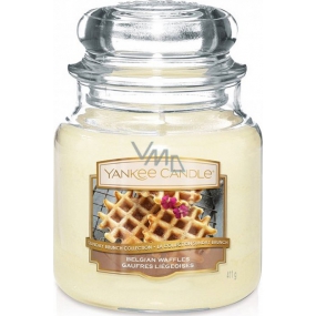 Yankee Candle Belgian Waffles - Belgian waffles scented candle Classic medium glass 411 g