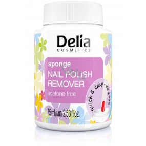 Delia Cosmetics Acetone-free nail polish remover with a 75 ml sponge