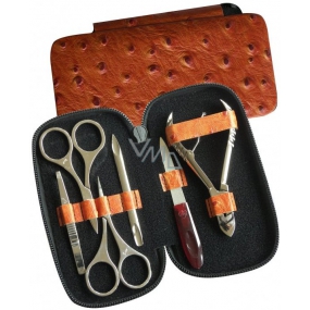 Dup Manicure Orange Leatherette Pattern 230402-089