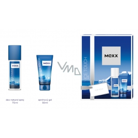 Mexx Ice Touch Man perfumed deodorant glass 75 ml + shower gel 50 ml, gift set