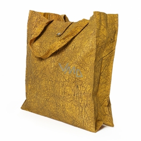 Albi Eco bag made of washable folding paper - yellow 37 cm x 37 cm x 9.5 cm